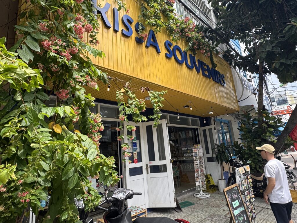 Front view of KISSA SOUVENIRS main store in Nha Trang